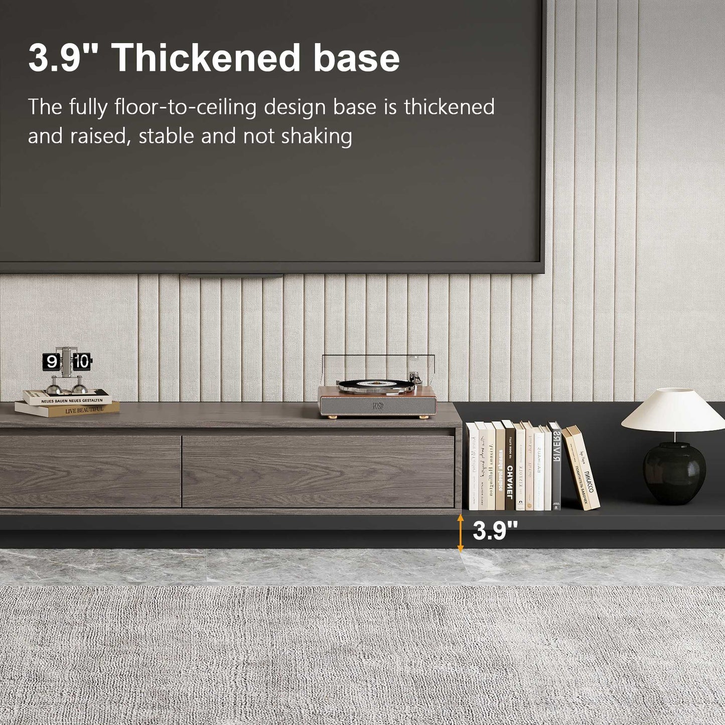 Extendable Mid-Century TV Stand for TVs Up to 100”