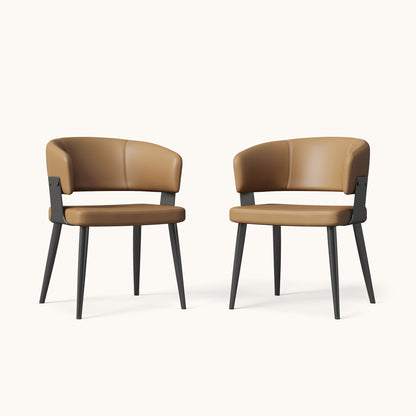 Modern Upholstered Dining Chairs Set of 2 D57-FK-M002
