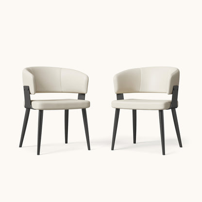Modern Upholstered Dining Chairs Set of 2 D57-FK-M001