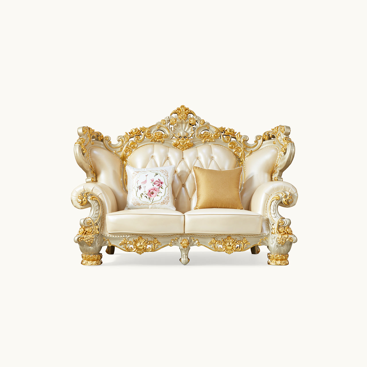 Versailles Royale Luxury Sofa Set – European Baroque Gold Carved Living Room Collection
