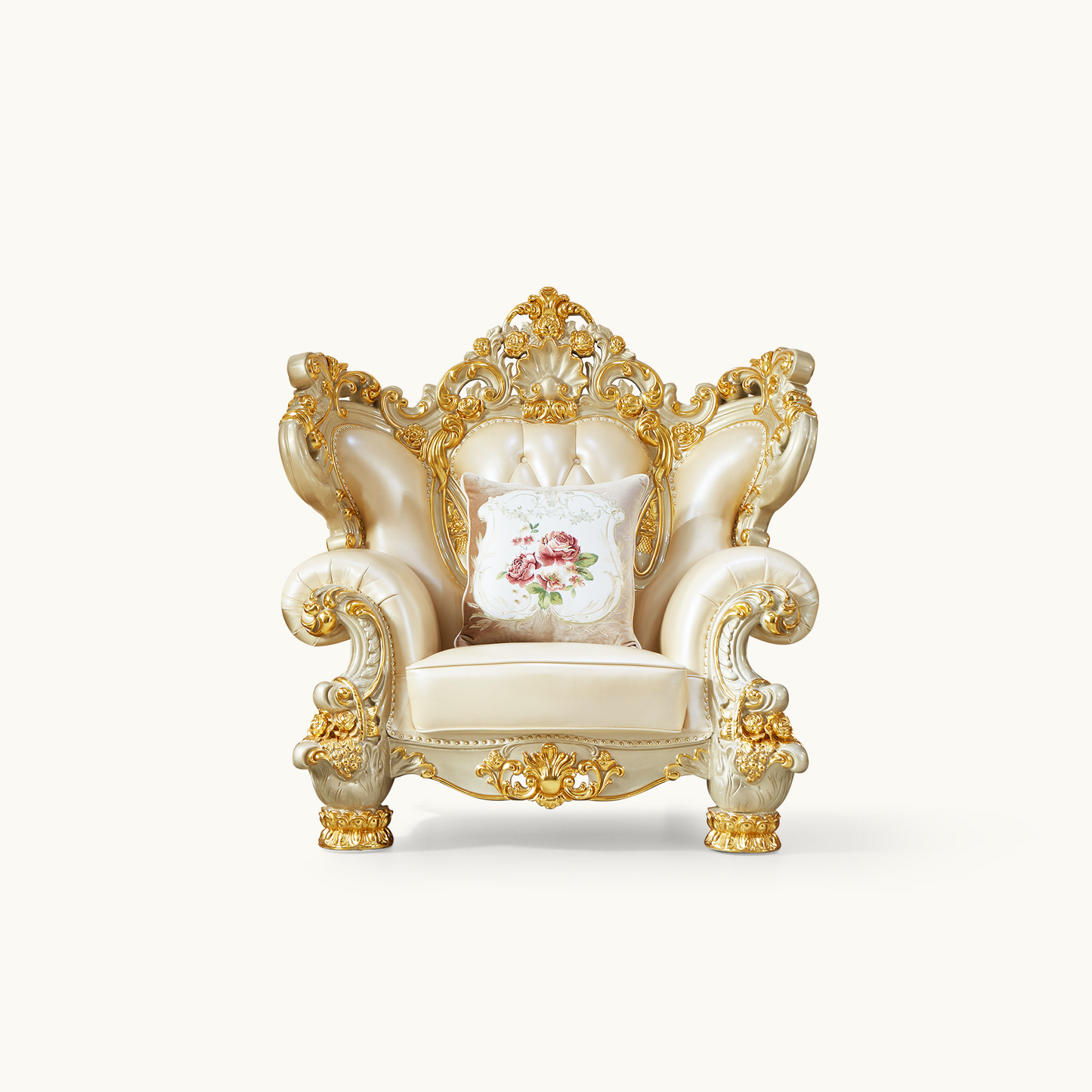 Versailles Royale Luxury Sofa Set – European Baroque Gold Carved Living Room Collection