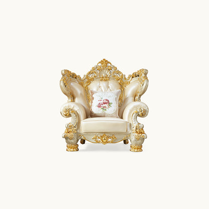 Versailles Royale Luxury Sofa Set – European Baroque Gold Carved Living Room Collection
