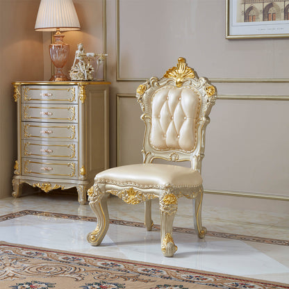 Versailles Supreme Dining Chair – French Rococo Upholstered Dining Chair