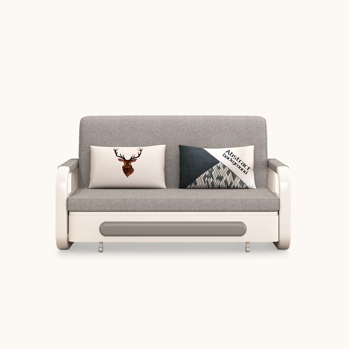 Pull-Out Sofa Bed with Storage Chaise for Small Living Spaces