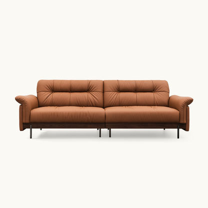 Liuguang Genuine Leather Sofa (94” / 110” / 118” / 126”)