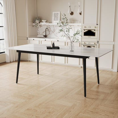 Dining Table WHSH1125 Modern Marble Tabletop 70.8"