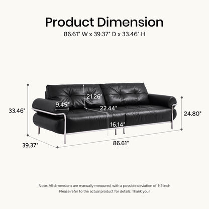 ZuoZhi Genuine Leather Sofa (87” / 94” / 102”)