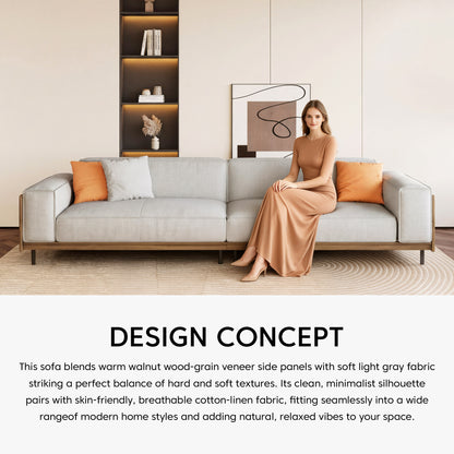 FamiDear Contemporary Living Room Set – Modern Sofa, Coffee Table & TV Stand Bundle