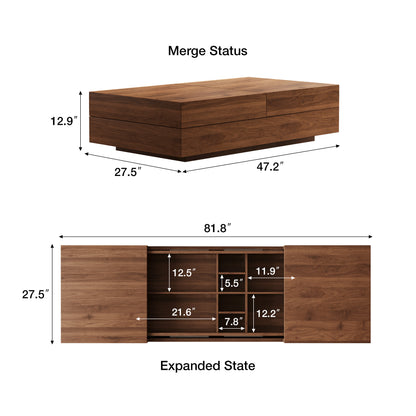 FamiDear Contemporary Living Room Set – Modern Sofa, Coffee Table & TV Stand Bundle