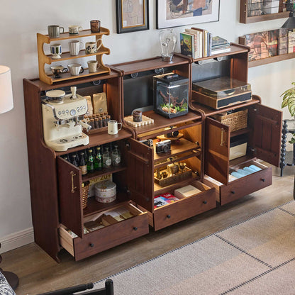 Alden Vintage Drawer Storage Cabinet with Entryway Organizer