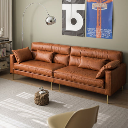 Shendu Genuine Leather Sofa (94” / 102” / 110”)