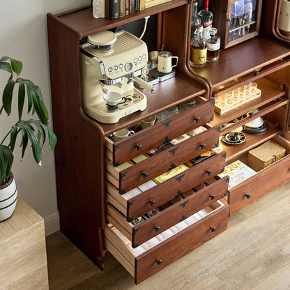 Alden Vintage Drawer Storage Cabinet with Entryway Organizer