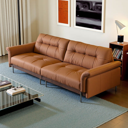 Liuguang Genuine Leather Sofa (94” / 110” / 118” / 126”)