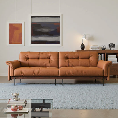 Liuguang Genuine Leather Sofa (94” / 110” / 118” / 126”)