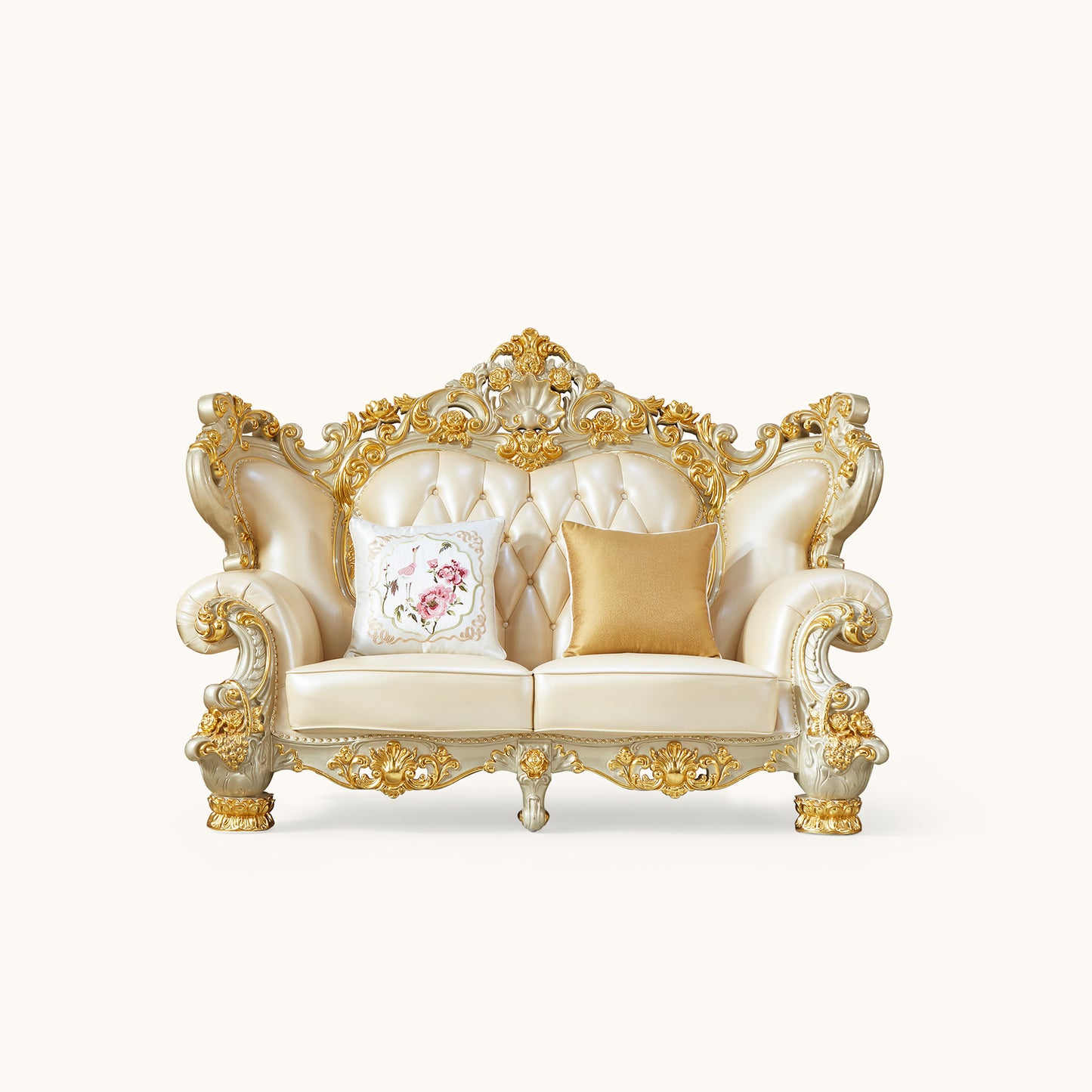 Versailles Royale Luxury Sofa Set – European Baroque Gold Carved Living Room Collection