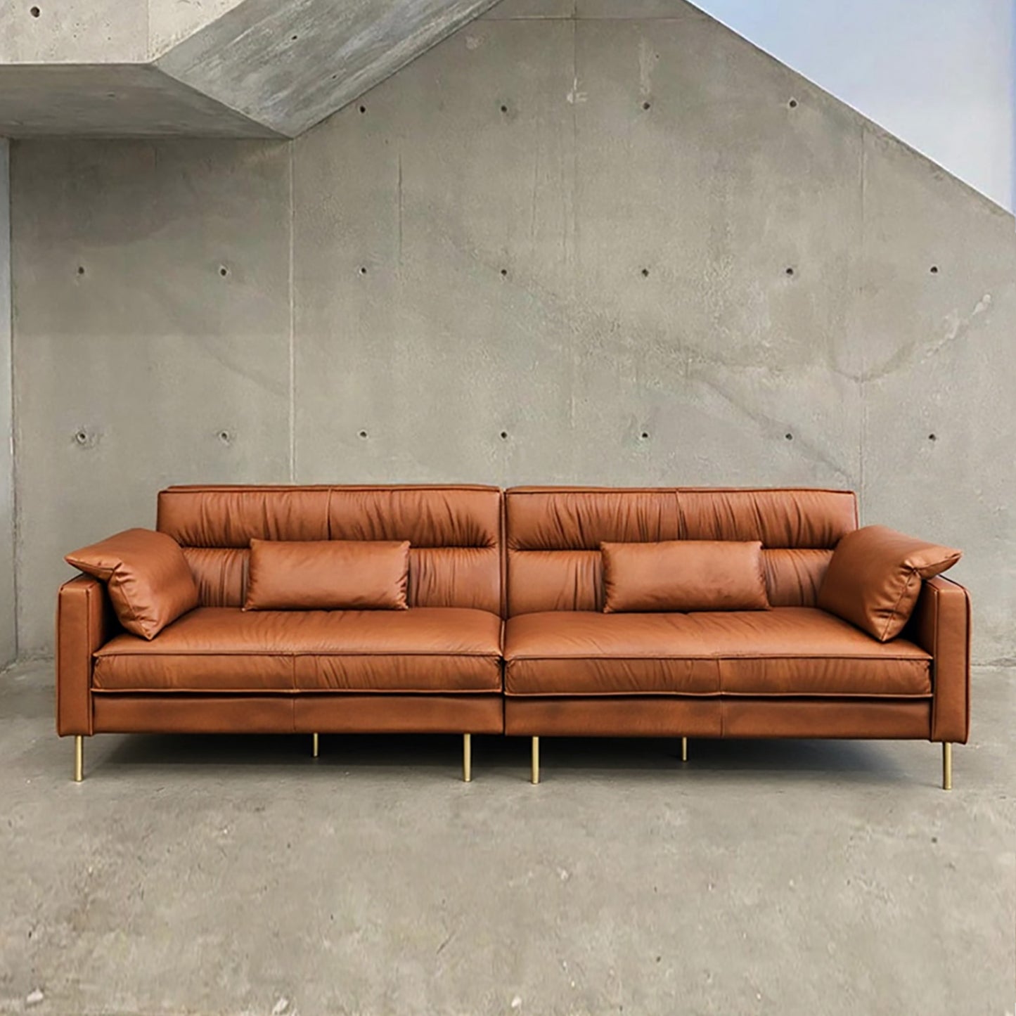 Shendu Genuine Leather Sofa (94” / 102” / 110”)