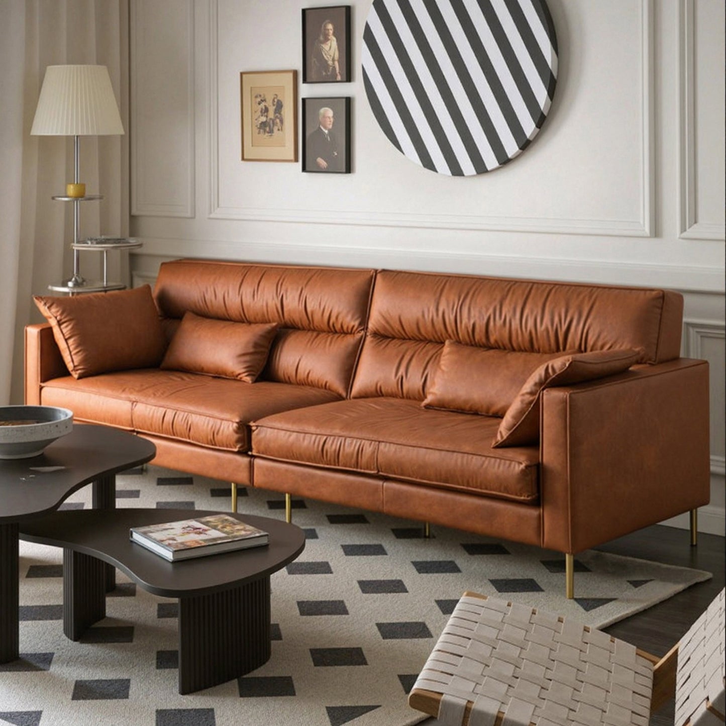 Shendu Genuine Leather Sofa (94” / 102” / 110”)