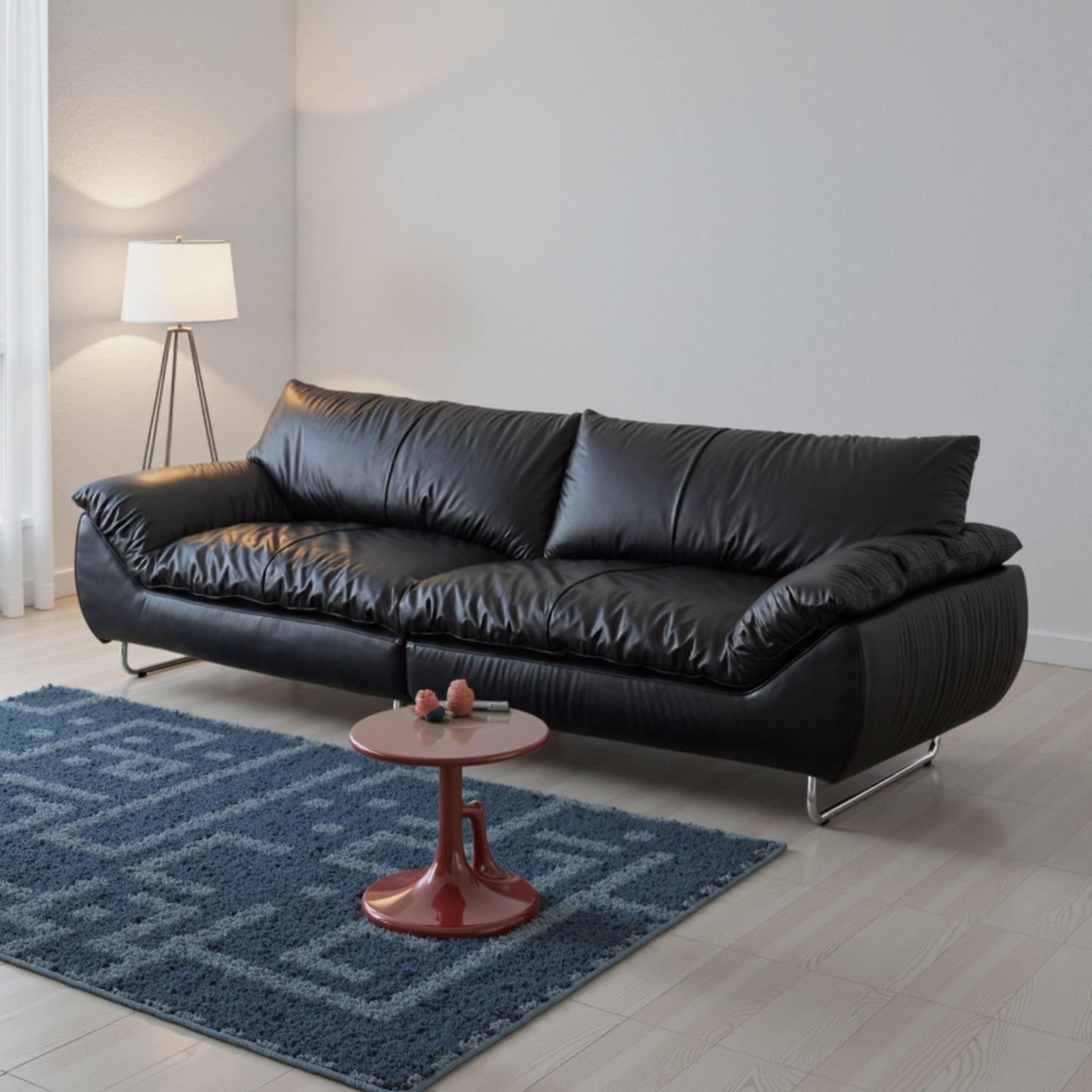 Zane Genuine Leather Sofa (87” / 94” / 102” / 110”)