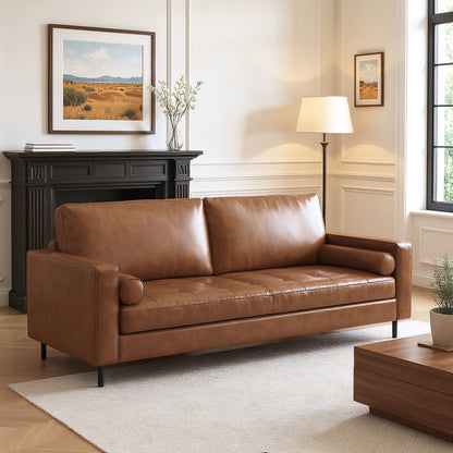 Modern Leather Sofa for Living Room