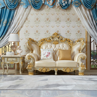 Versailles Royale Luxury Sofa Set – European Baroque Gold Carved Living Room Collection