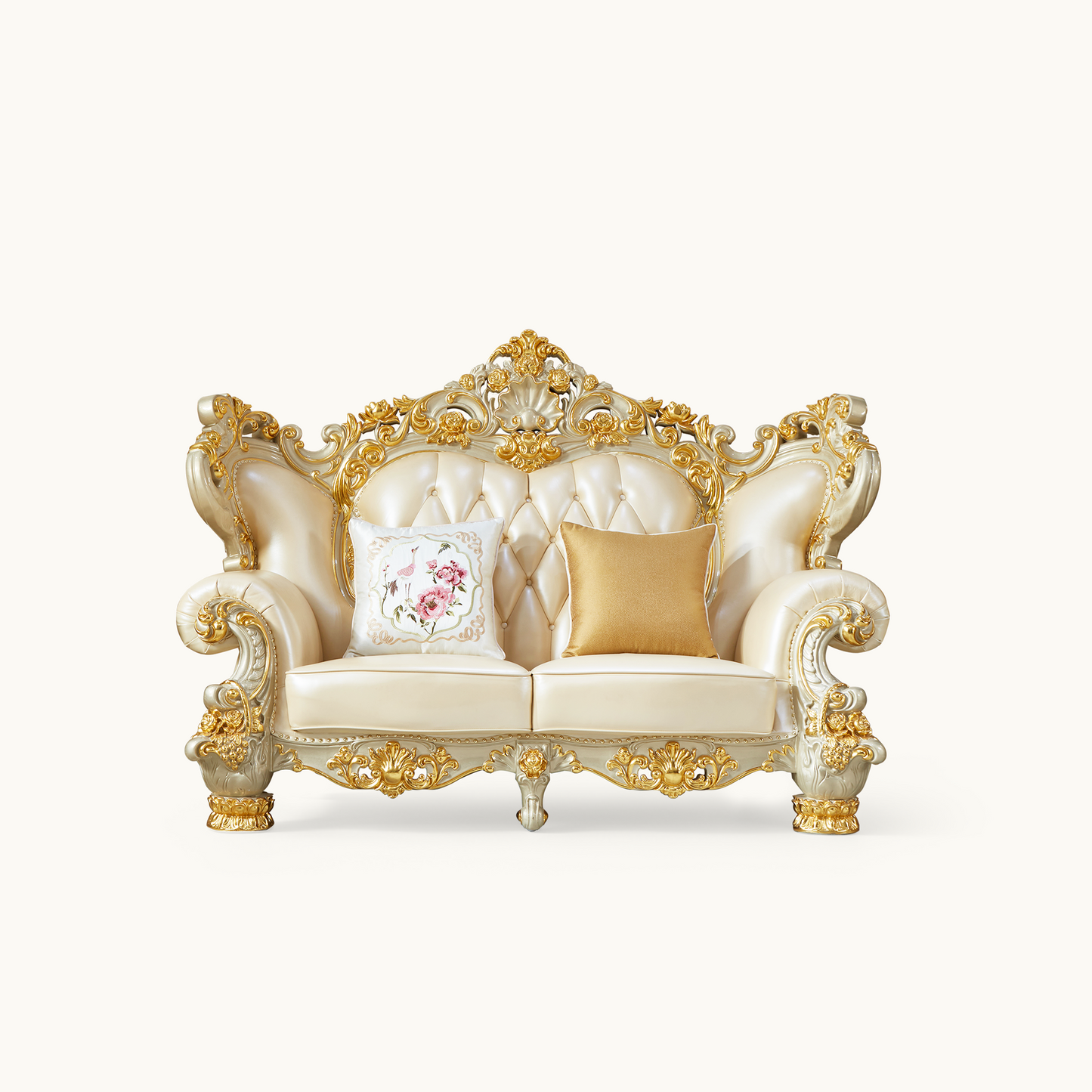 Versailles Royale Luxury Sofa Set – European Baroque Gold Carved Living Room Collection