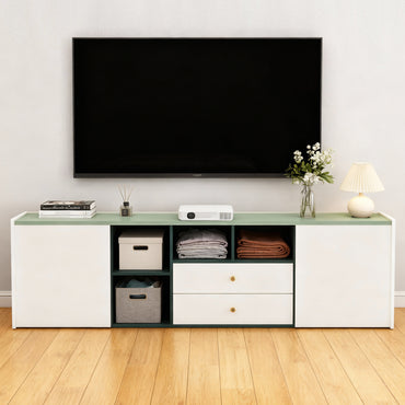 TV Stand GJPPSDSG Modern Cable Management Flexible Storage 78.74"