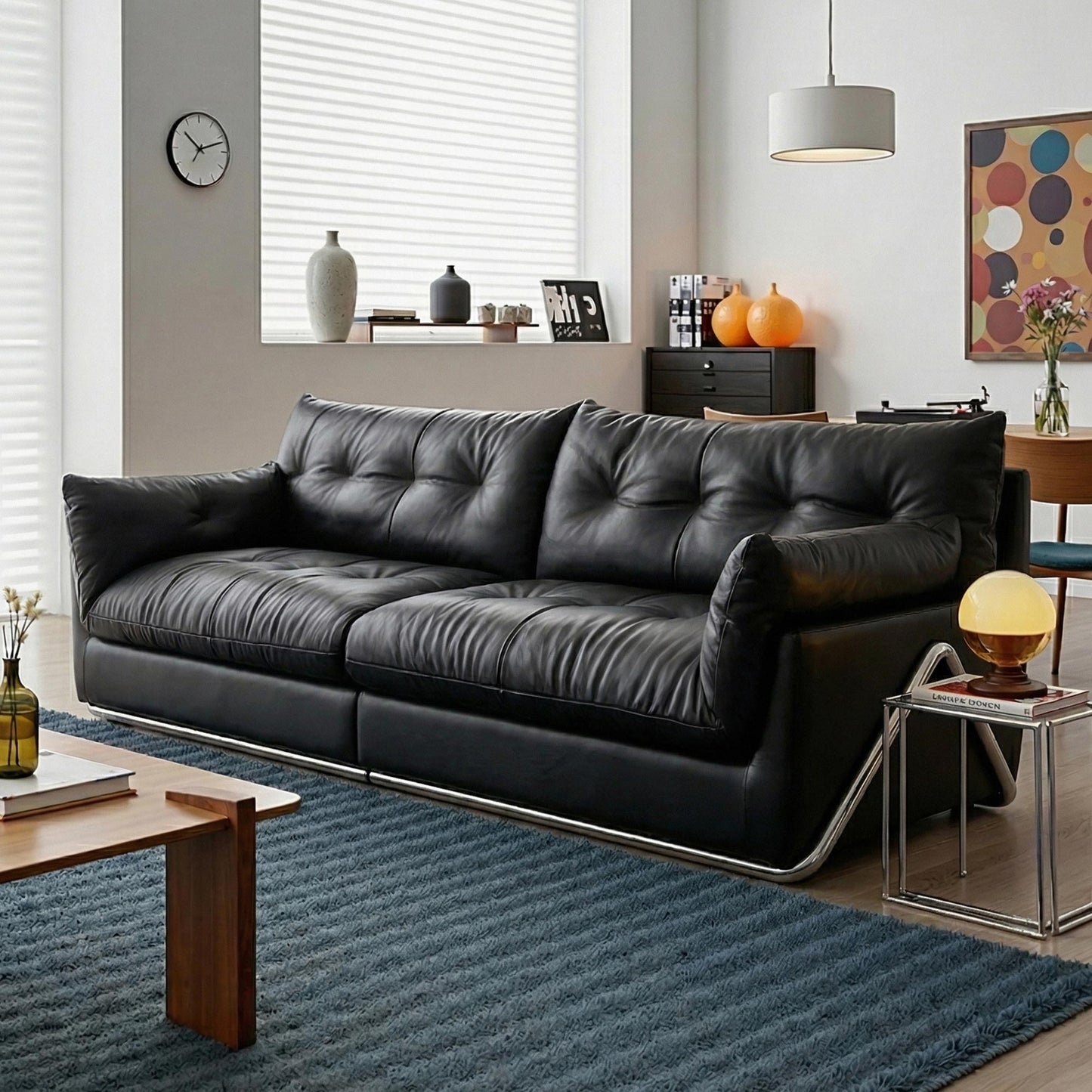 Blaine Genuine Leather Sofa (87” / 94” / 102” / 110”)