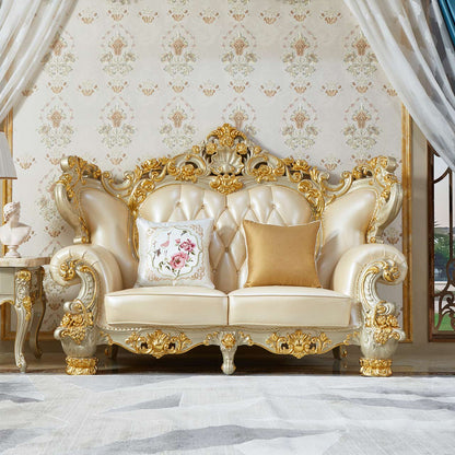 Versailles Royale Luxury Sofa Set – European Baroque Gold Carved Living Room Collection