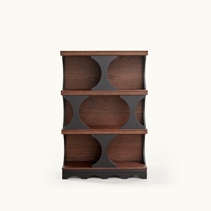 Orion Vintage Open Bookcase, Mid-Century Display Storage Shelf