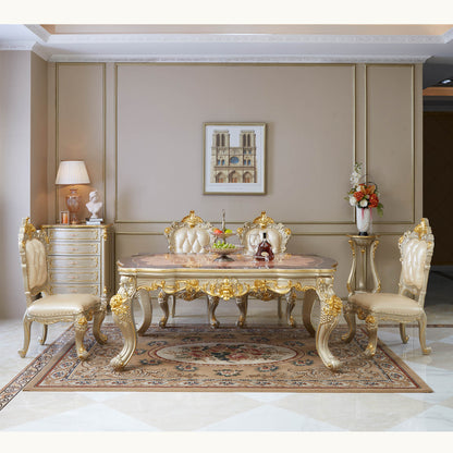 Versailles Supreme Dining Table – French Rococo Luxury Dining Table