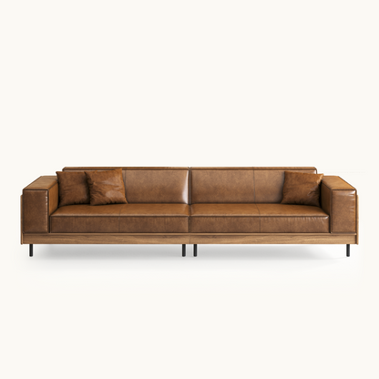 Modern 4-Seater Sofa with Deep Seats for Living Rooms