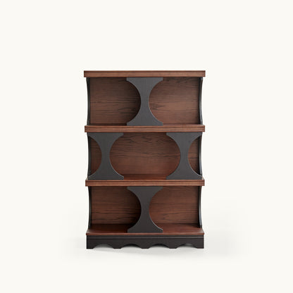 Orion Vintage Open Bookcase, Mid-Century Display Storage Shelf