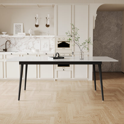 Dining Table WHSH1125 Modern Marble Tabletop 70.8"