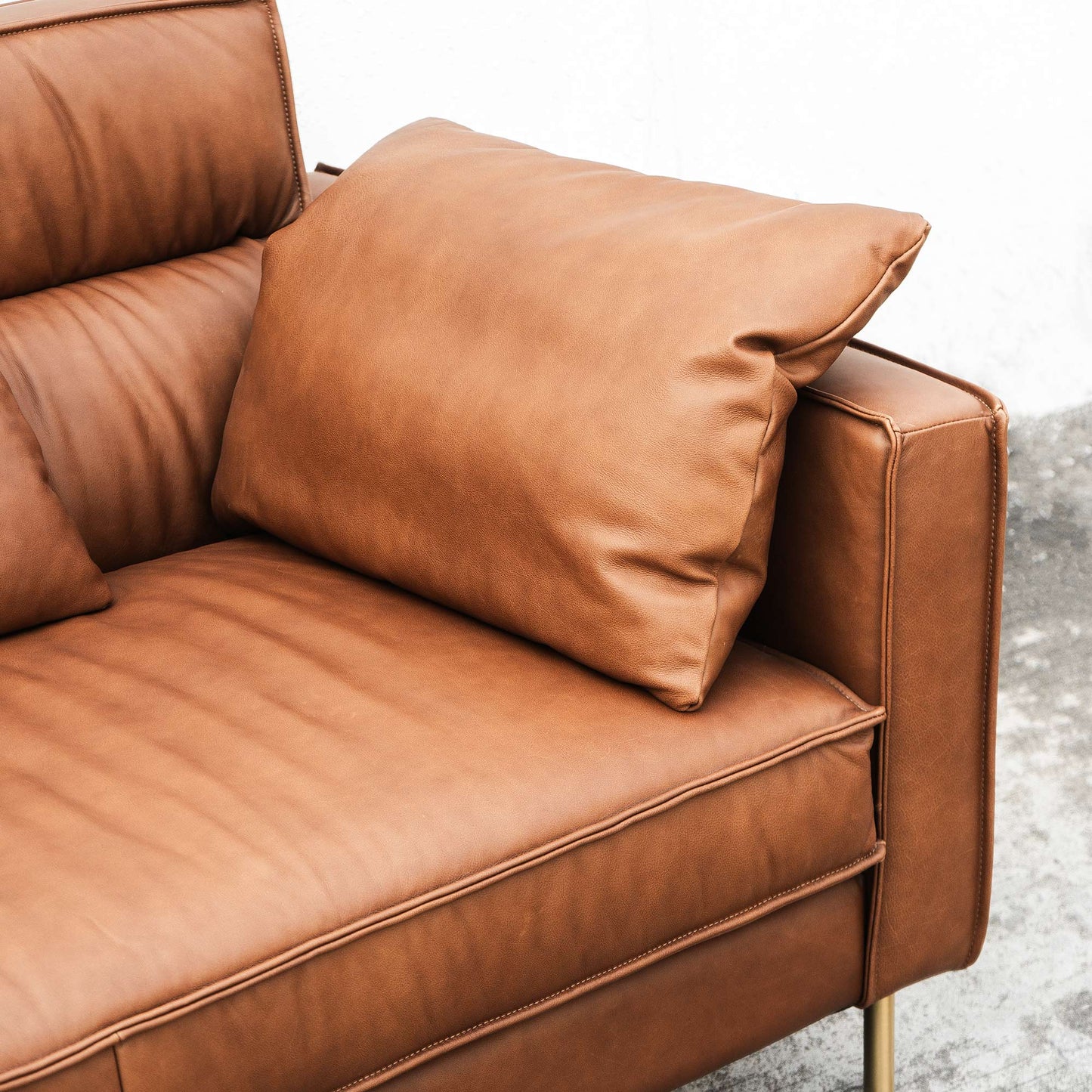 Shendu Genuine Leather Sofa (94” / 102” / 110”)