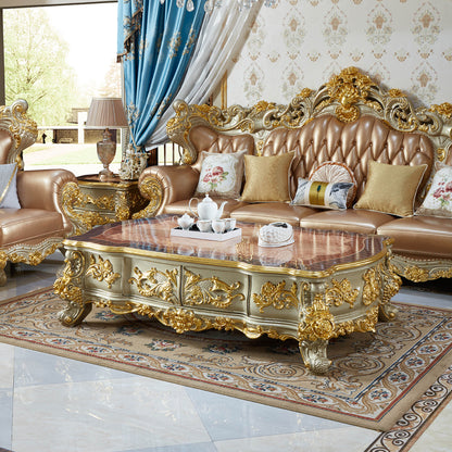 Versailles Royale Coffee Table – French Rococo Luxury Center Table