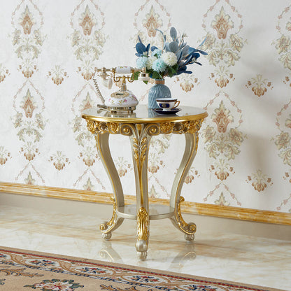 Château Royale End Table – French Rococo Luxury Accent Table