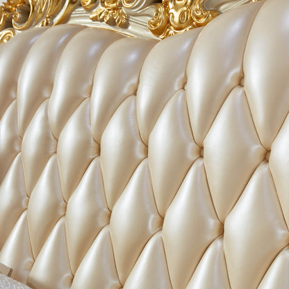 Versailles Royale Luxury Sofa Set – European Baroque Gold Carved Living Room Collection