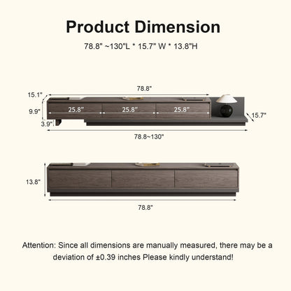 Extendable Mid-Century TV Stand for TVs Up to 100”