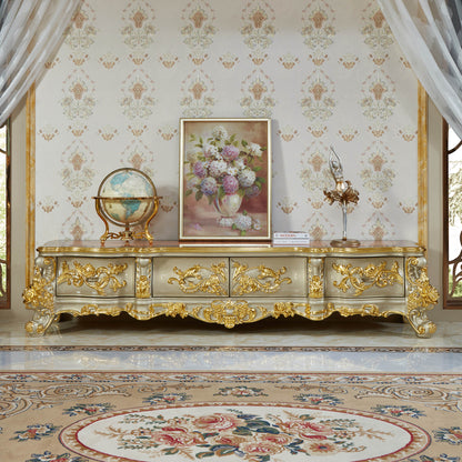 Versailles Royale Luxury TV Stand Collection – European Baroque Entertainment Center