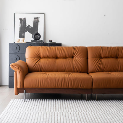 Liuguang Genuine Leather Sofa (94” / 110” / 118” / 126”)
