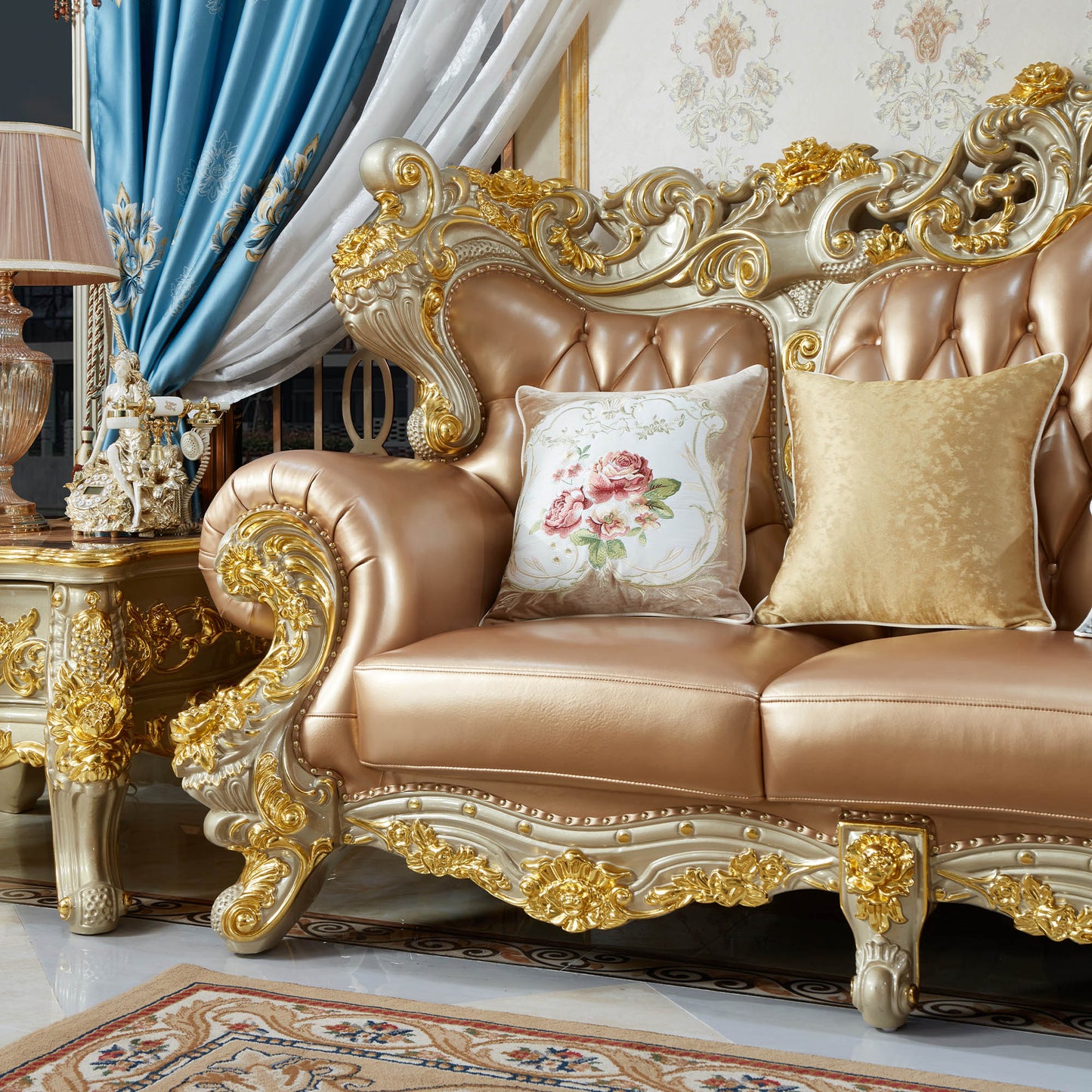 Versailles Imperial Sofa Set – Luxury French Rococo Living Room Collection