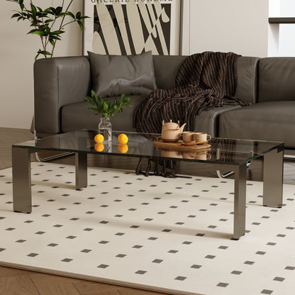 Coffee Table SBYCJ006 Modern Glass Hardware Material 47.2"