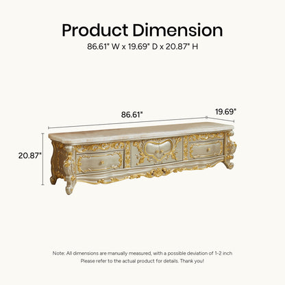 Versailles Royale Luxury TV Stand Collection – European Baroque Entertainment Center