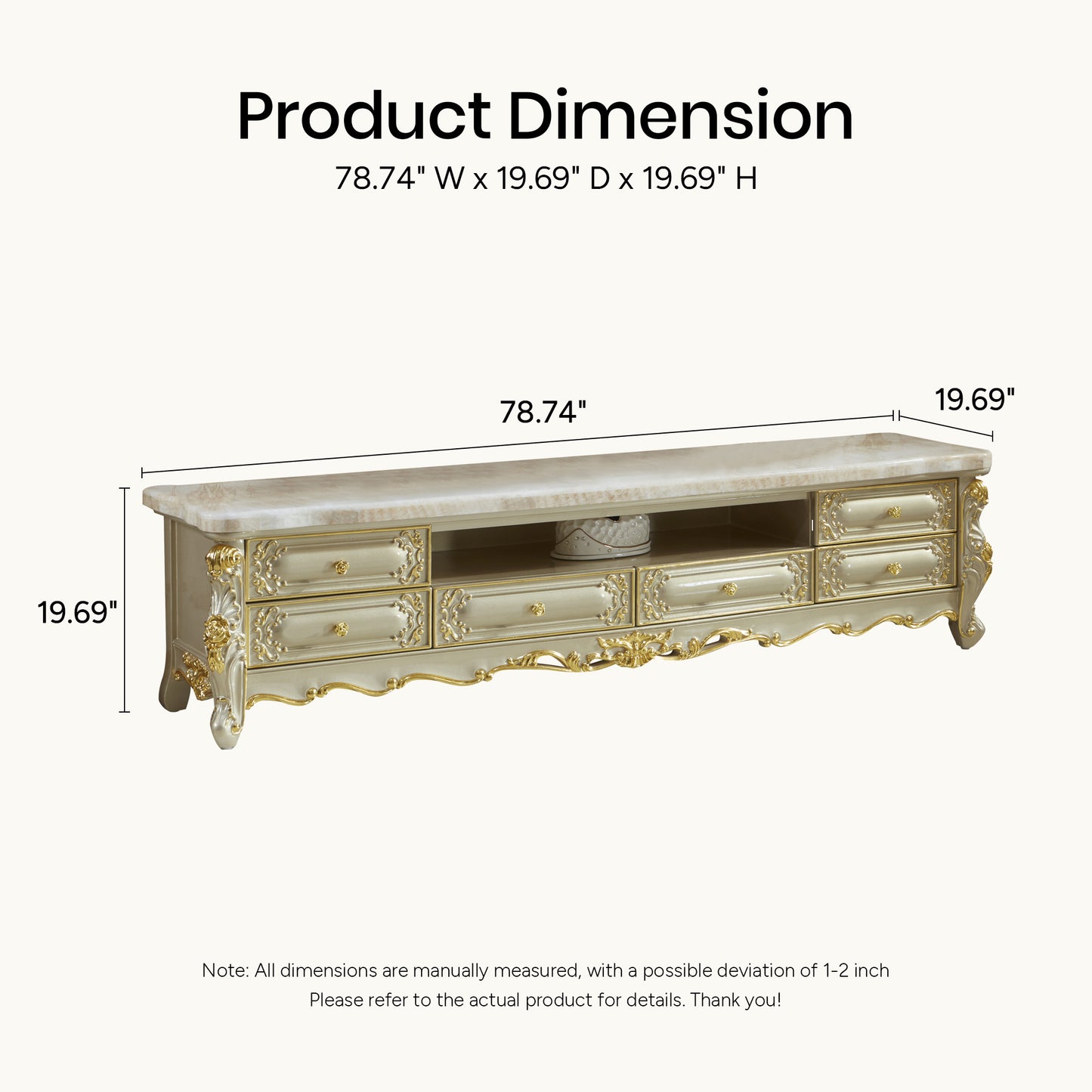 Versailles Royale Luxury TV Stand Collection – European Baroque Entertainment Center
