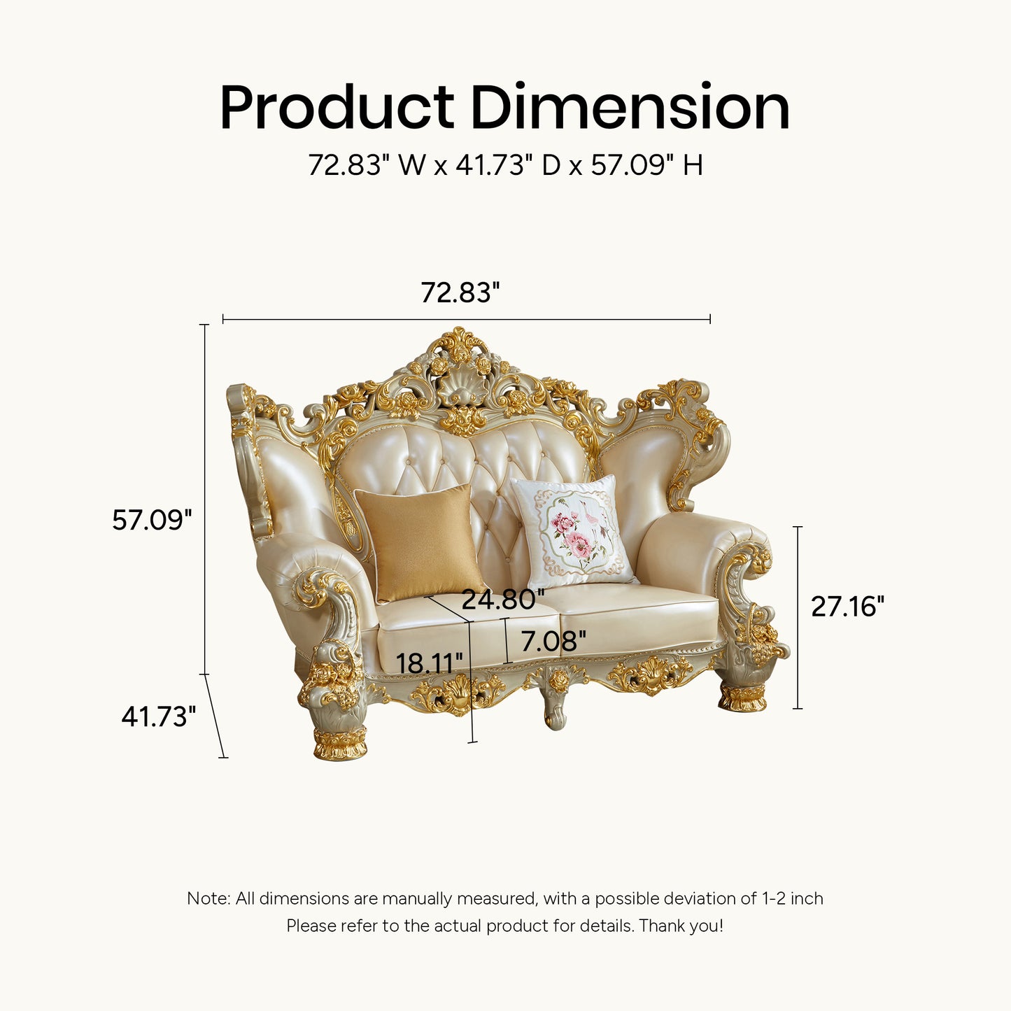 Versailles Royale Luxury Sofa Set – European Baroque Gold Carved Living Room Collection