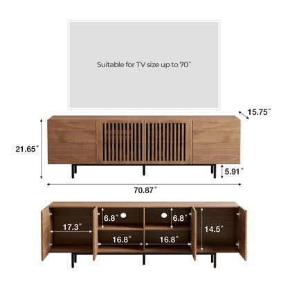 TV Stand XDSG2400 Mid-Century Modern Cable Management 94.48"