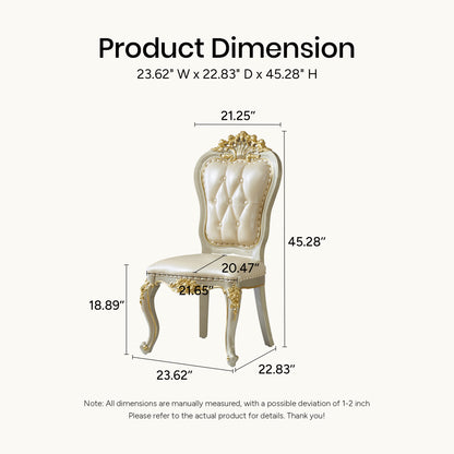 Versailles Supreme Dining Chair – French Rococo Upholstered Dining Chair