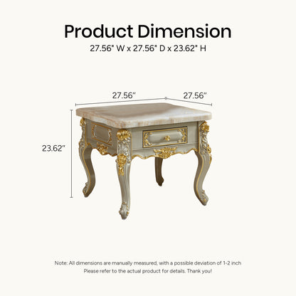 Palais Doré Accent Cabinet – French Luxury End Table Collection