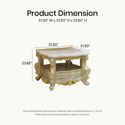 Palais Doré Accent Cabinet – French Luxury End Table Collection