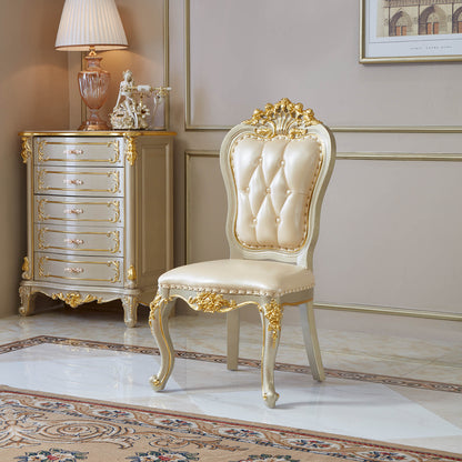 Versailles Supreme Dining Chair – French Rococo Upholstered Dining Chair